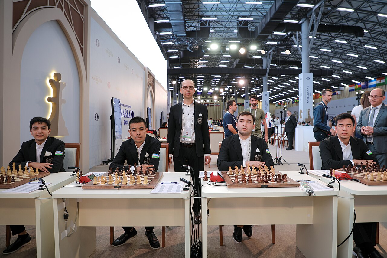 46th Chess Olympiad 2026 in Samarkand where India won open silver and women's bronze