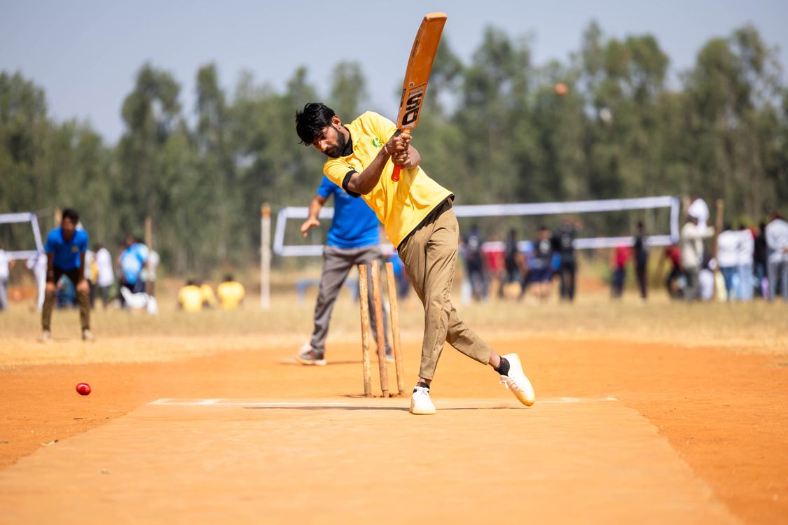 Batter hitting a shot during a T20 match, representing Lhuan-dre Pretorius's record T20 score
